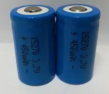Nemokamas pristatymas 4pcs/daug), 3,7 v 450mah 15270 ličio jonų baterija ličio li-ion baterija
