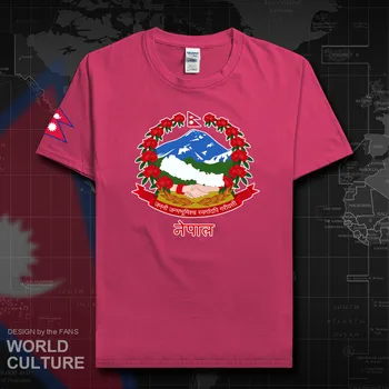 Nepalas NPL vyrų marškinėliai 2018 megztiniai tauta komandos marškinėlius medvilnės marškinėliai drabužių tees šalių sporto vėliava Nepalo Nepalo 20