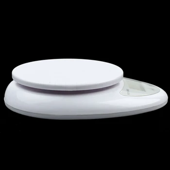 Nešiojamų 5kg 5000g/1g Skaitmeninės Skalės LED Elektroninės Svarstyklės Pašto Maisto Balansas, Matavimo Masės Virtuvės LED Elektroninės Svarstyklės
