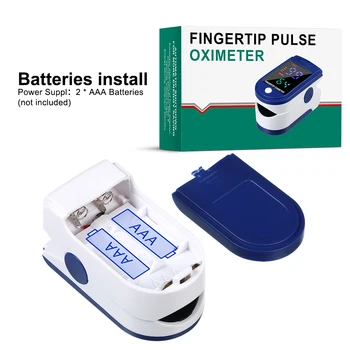 Nešiojamų Pulse Oximeter piršto oximetro Kraujo Deguonies SpO2 Monitorius LED Piršto Miego stebėjimo Širdies Ritmas Soties +Laikymo Maišelis