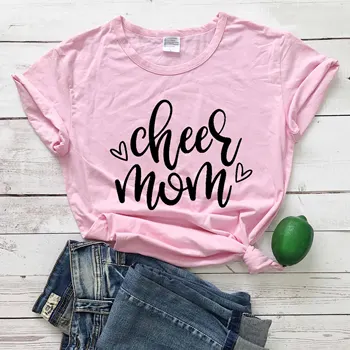 Nudžiuginti mama marškinėliai motinos dienos dovana, juokinga medvilnės atsitiktinis šalies grunge tumblr šalies hipster tees širdies grafinis mergina tee viršūnės-L862