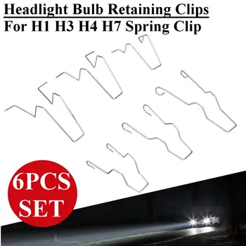Nustatyti Automobilio Šviesų Žibintai Lemputės Išlaikyti Klipai H1 H3 H4 H7 Pavasario Įrašą