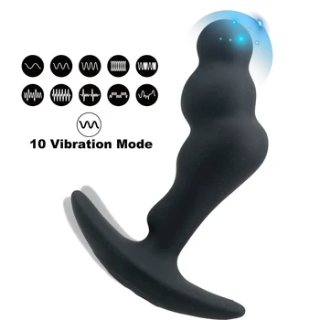 OLO Vibruojantis Analinis Kaištis Suaugusiųjų Sekso Žaislai Prostatos Massager Belaidžio Nuotolinio Valdymo Žmogaus Išangę Vyrų Masturbator G Spot Vibratorius