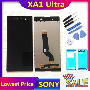 ORIGINALUS LCD Sony Xperia xa1 ultra LCD Ekranas ir Touch Ekranas skaitmeninis keitiklis asamblėjos G3221 G3212 G3223 LCD ekranas