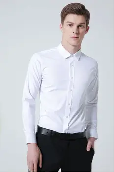 Obrix Vyrų Klasikinis Oficialaus Marškinėliai Smart Casual Darbo Kietas Modelis Verslininkas Office Stiliaus Suknelė Marškinėliai Vyrams