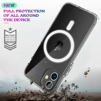 Oficialus Originalus Aiškiais iphone 12 Pro Max Mini Prabanga Telefono dėklas Skaidrus, atsparus smūgiams Apsauginis galinis Dangtelis