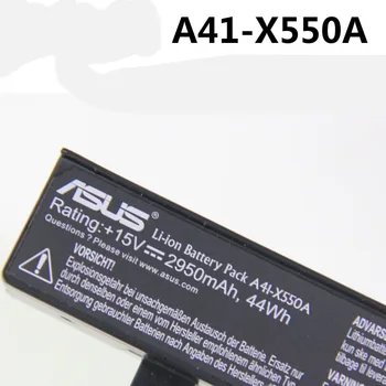 Originalus ASUS A41-X550A Baterija K550J Y581C Y481C A41-X550A X450V/C X550V F450V F550L X550J