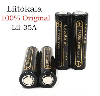 Originalus LiitoKala 30A Li-35A 18650 Li-ion Baterija 3.7 3500 mAh V Li-Ion Didelis Lašas Baterija Flashinglig