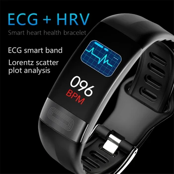P11 Smart Apyrankę Sporto Smart Watch Vyrai Moterys Smartwatch EKG 