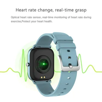 P8 Smart Žiūrėti 1,4 colio Full Touch Screen Širdies dažnio Matavimas Sport Fitness Tracker P20 Moterų Smart Laikrodis, Skirtų 