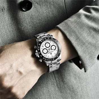 PAGANI DIZAINO 2020 Naujas Vyrai Laikrodžiai Kvarco Verslo Vyrų Watch Top Brand Prabanga Karinės Sporto Žiūrėti Vyrų Chronograph Reloj Hombre