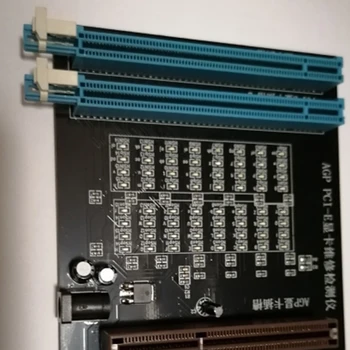 PC Big deal AGP PCI-E X16 Dvejopos Paskirties kištukinių Lizdų Testeris Ekranas ie Vaizdo plokštė Tikrinimo Testeris ie Kortelės Diagnostikos Įrankis