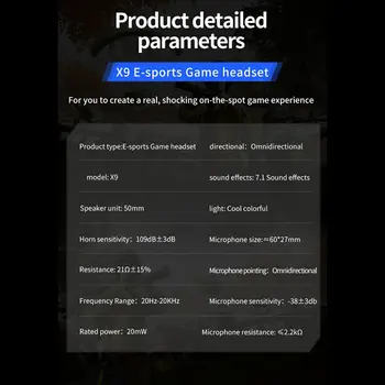 PC Laidinio Ausinės Headset PC Gamer Stereo Ausinių Lanksčiai Reguliuojamas Mikrofonas laisvų Rankų įranga Profesija Žaidimų Ausinės