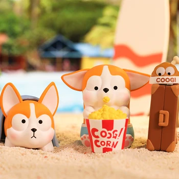 POP MART Visą lange Coogi s & Foody Coogi Vagrant ' s Life Kolekcijos Lėlės Kolekcines Mielas Veiksmų Kawaii gyvūnų žaislas duomenys