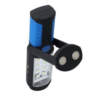 PROSTER 8LED COB LED Lanksti Rankoje Deglas Žibintuvėlis Darbo Kontrolės Lemputė USB Įkrovimo Ilgaamžiai Magnetiniai Kablys Stovi Lempos