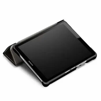 PU Odos Atveju Huawei MediaPad T5 JDN2-W09/AL00 8.0 colių Tablet stand padengti huawei mediapad T5 8.0 Atveju Fundas