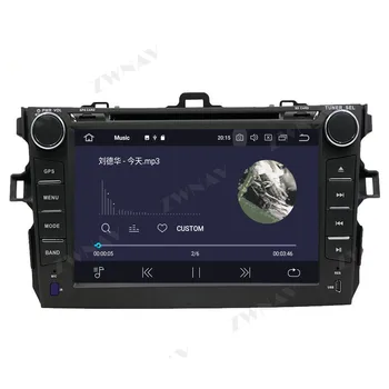 PX6 4+64GB Android 10.0 Automobilio Multimedijos Grotuvo Toyota corolla 2007-2013 metų automobiliu GPS Navi 