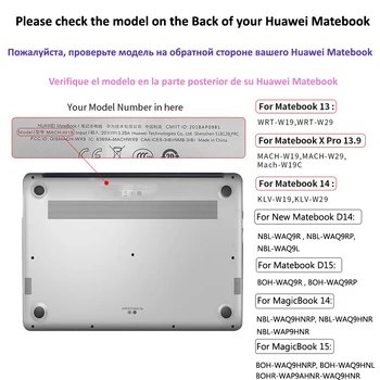 Pakeisti Shell Naujų MagicBook 14 Mate D 14 Mate D15 Individualų Atveju, Huawei Matebook Mate 13 14 Mate Knyga X Pro 13.9