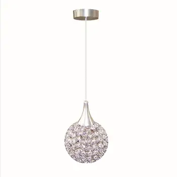Paprastas geležies kristalo Pakabukas lempos, E27 lemputės, led lempos kambarį Pakabukas apšvietimas led šviesos blizgesio pakabukas žibintas/droplight Z71