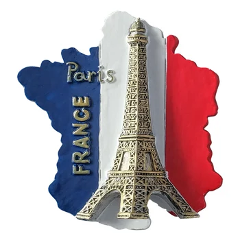 Paryžius, Prancūzija, Eifelio Bokštą, triumfo arka Europos šaldytuvas magnetinio šaldytuvas magnetai pasaulio turistų suvenyrų kolekcija dovanos