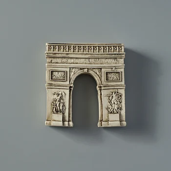Paryžius, Prancūzija, Eifelio Bokštą, triumfo arka Europos šaldytuvas magnetinio šaldytuvas magnetai pasaulio turistų suvenyrų kolekcija dovanos