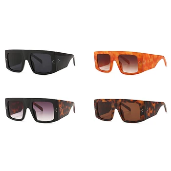 Peekaboo storio rėmo akiniai nuo saulės moterų black orange šviesą negabaritinių saulės akiniai moterims aikštėje leopard vasaros stiliaus didelis