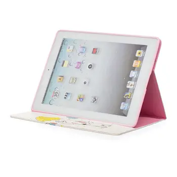 Pelėda Dramblys Padengti iPad 234, Lucury PU Odos Smart Stovėti Shell Tablet Case For ipad 4 2 3,9.7 colių su Auto Pabusti/Miego