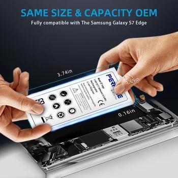 Perfine Baterijos Samsung Galaxy S6 S7 Baterija S7 KRAŠTO G935 G930 G920 su Replace, Įrankiai