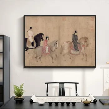 Plakatus Spausdina Išskirtinį Kinijos Antikos kolekcija Imitacija senovės Kinijoje Žmonės ir Gražus Kraštovaizdžio nuotraukos /Sienos Menas