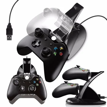 Playstation 4 Dviviečiai Kreiptuką Įkrovimas USB Dual Controller Įkroviklio Xbox Vienas Gamepad Greito Įkrovimo Dokas PS4 juegos de