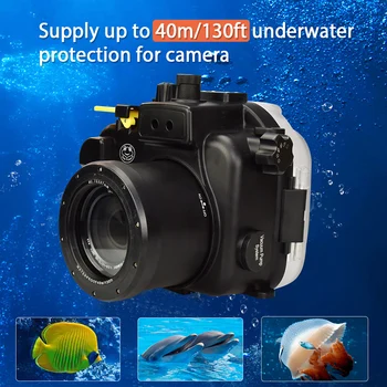 Povandeninio Sporto Fotoaparato Atveju Vandeniui Korpusas Panasonic GH5 po vandeniu 40m Fotografijos Parama Visų Funkcijų apsauginėje dėžėje
