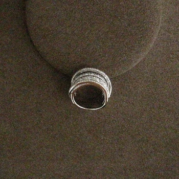 Prabanga AAA kubinis cirkonis nutiesti nustatymas daugiasluoksnė aišku, akmens žiedas,vario pagrindo Vestuvių&Šaliai, Papuošalai Moterims,R2522