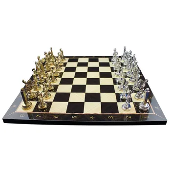 Prabanga Šachmatų Rinkinį Metalo Pav Viduramžių Aukštos Kokybės Šachmatų Lentos Vienetų Magnetinio Stalo Žaidimas Szachy Tikrintuvas Riešutmedžio Medienos Suaugusiųjų