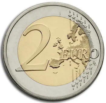 Prancūzija M. Europos Taikos Sukaktis 2 Eurų Proginių Monetų Unc Realių Originali Originalios Monetos