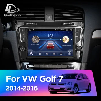 Prelingcar Android 10.0 NE DVD 2-Din Automobilio Radijo Multimedia Vaizdo Grotuvas, Navigacija, GPS Volkswagen VW Golf 7-2016 m. DSP IPS