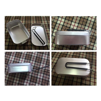 Priešpiečių Dėžutė Maisto Konteineryje Užsakymą Priešpiečių Dėžutė Vaikams Maisto Konteineryje Bento Box Aliuminio AlloySteel Saugojimo Šilumos Metalinė Dėžutė Sandėlyje