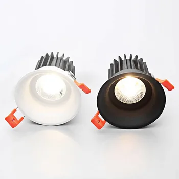 Pritemdomi Apvalus Įleidžiamas COB LED Šviestuvai 9W12W15W LED Lubų šviestuvas Fone Tapybos apšvietimas AC220V/110V Patalpų Apšvietimas