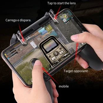 Pubg Mobiliojo Sukelti Nemokamai Gaisro Žaidimų Valdiklį už Mobilųjį Telefoną Gamepad 