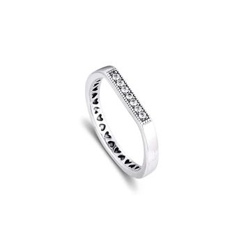 Putojantis Baras Krovimas Žiedas Autentiški 925 Sterlingas sidabro Papuošalai Žiedas Moters Europos Stiliaus Sidabro Žiedai, Papuošalai Priėmimo