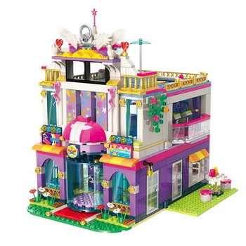 Qman Kūrimo bloką mergina serijos holiday villa vandens parkas asamblėjos pastatas nustatyti žaislas