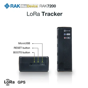 RAK7200 LoRa GPS Tracker Wis Prietaisą Integruoti STM32L073 Mikrovaldiklis SX1276 Modemą LoRaWAN Di Taikymas su USB Laidu