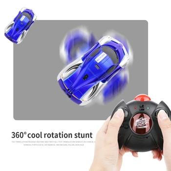 RC lipimas Mini Automobilių Žaislas USB jungtį Belaidžio Elektrinio Nuotolinio Valdymo Drift Race Žaislai Vaikams Stunt Anti Gravitacijos 360 Sukasi