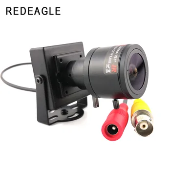 REDEAGLE VAIZDO Mini Analoginė vaizdo Kamera 2.8-12mm Reguliuojamas Objektyvas CVBS 700TVL Mini Varifocal lauke Namų Apsaugos Kamera,