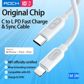 ROKO Pfi Žaibo Kabelį, Tipas C USB C Žaibo Duomenų Kabelis PD Greitai Įkrauti SINCHRONIZUOTI Duomenis Laidą 