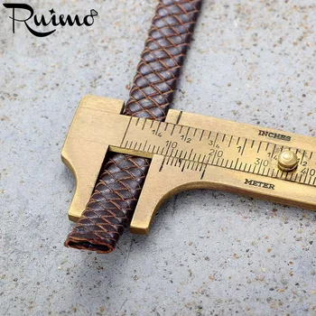 RUIMO Pintas Originali Butas Odos Virvę 10*3mm Pločio Black & Brown String Laidą Apyrankės Juvelyrikos Priėmimo Amatų Reikmenys