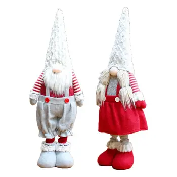 Rankų Darbo Kalėdų Elf Apdaila Bagažo Nuolatinis Švedijos Gnome Tomte Žaislas, Lėlė Papuošalai Padėkos Dienos Dovanos