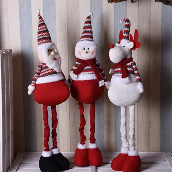 Raudona Kalėdų Eglutės Papuošalus Didelis Bagažo Santa Claus Sniego, Kalėdų Lėlės, Dekoracijos, Šaliai, Papuošalai Linksmų Kalėdų