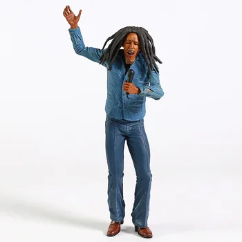 Reggae Muzikos Legendų Dainininkas Bobas Marley PVC Pav Kolekcines Modelis Žaislas