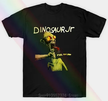 Retas 90-ŲJŲ Derliaus Dinosaur Jr Kelionių Jausti Skausmo Concer Unisex marškinėliai Mus