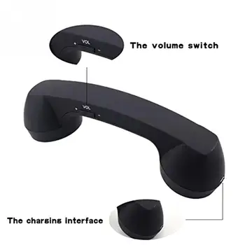 Retro Stereo Mobilųjį Telefoną Namuose Imtuvai Spinduliuotės Įrodymas Telefono Ragelį ABS Patogus Skambinti, Priedai, Bluetooth, Wireless